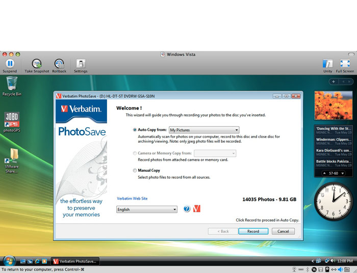 PhotoSave DVD Software