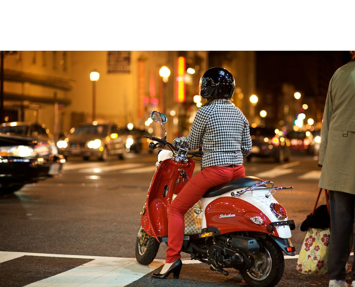 Red Scooter in DC