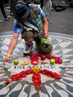 John Lennon Memorial by Kevin Miller