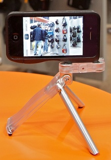 iPhone 4S on a Gymbl Tripod