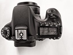 Canon 70D Top View