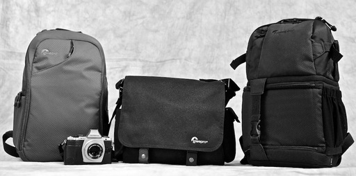 Three Types of Camera Bags
