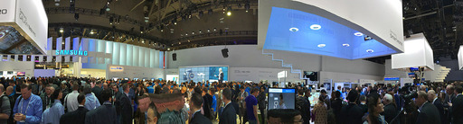 Booth Pano, Samsung CES 2014