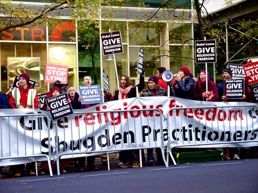 Dalai Lama Protesters